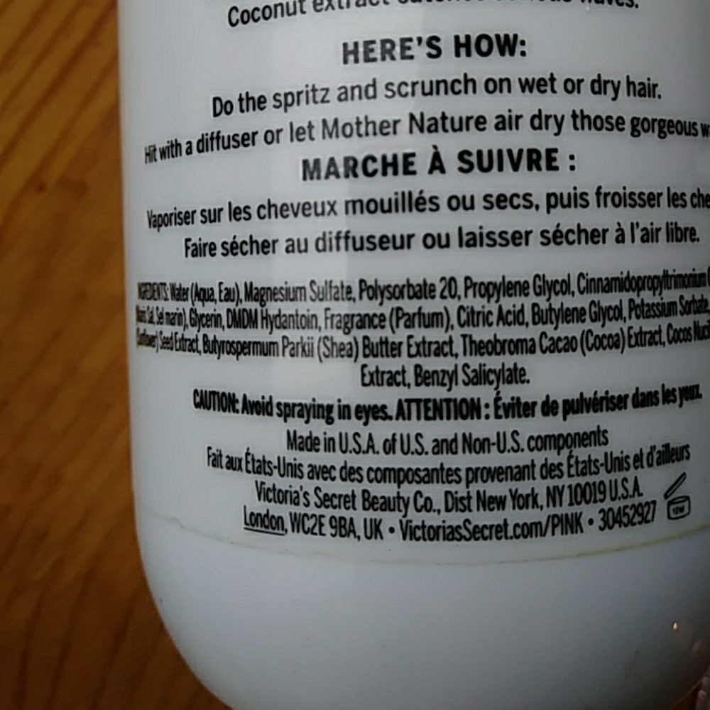 $3 w any purchase Pink Beach Hair  Spray - Picture 4 of 5